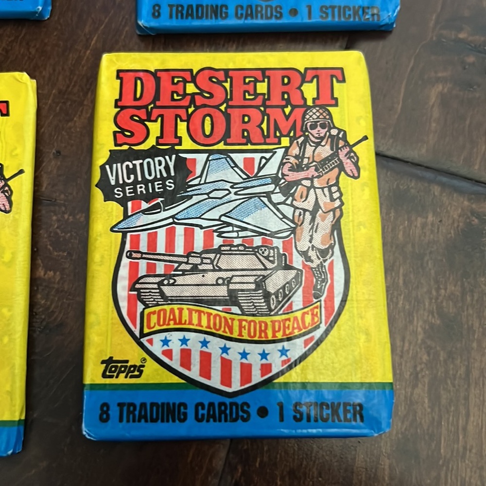 Vintage 1991 Topps Desert Storm Trading Cards